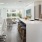 a kitchen with a large island